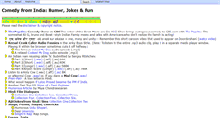 Desktop Screenshot of comedy.rajiv.com